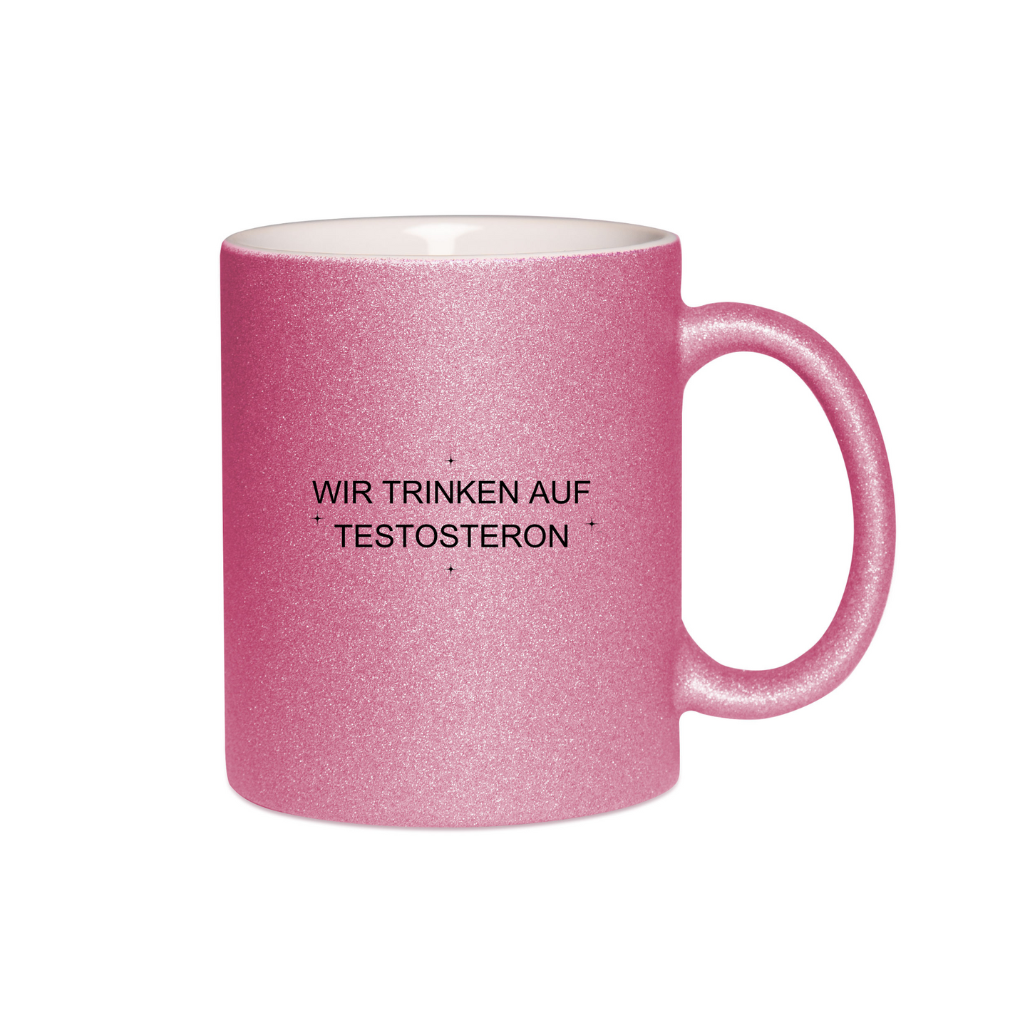 Glitzertasse "Testosteron"